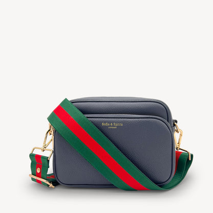 Green & Red Stripe Strap