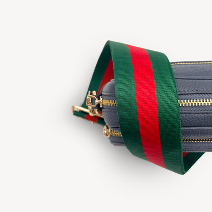 Green & Red Stripe Strap