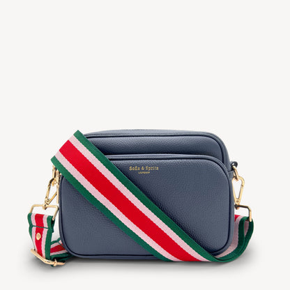 Red, Pink & Green Stripe Strap