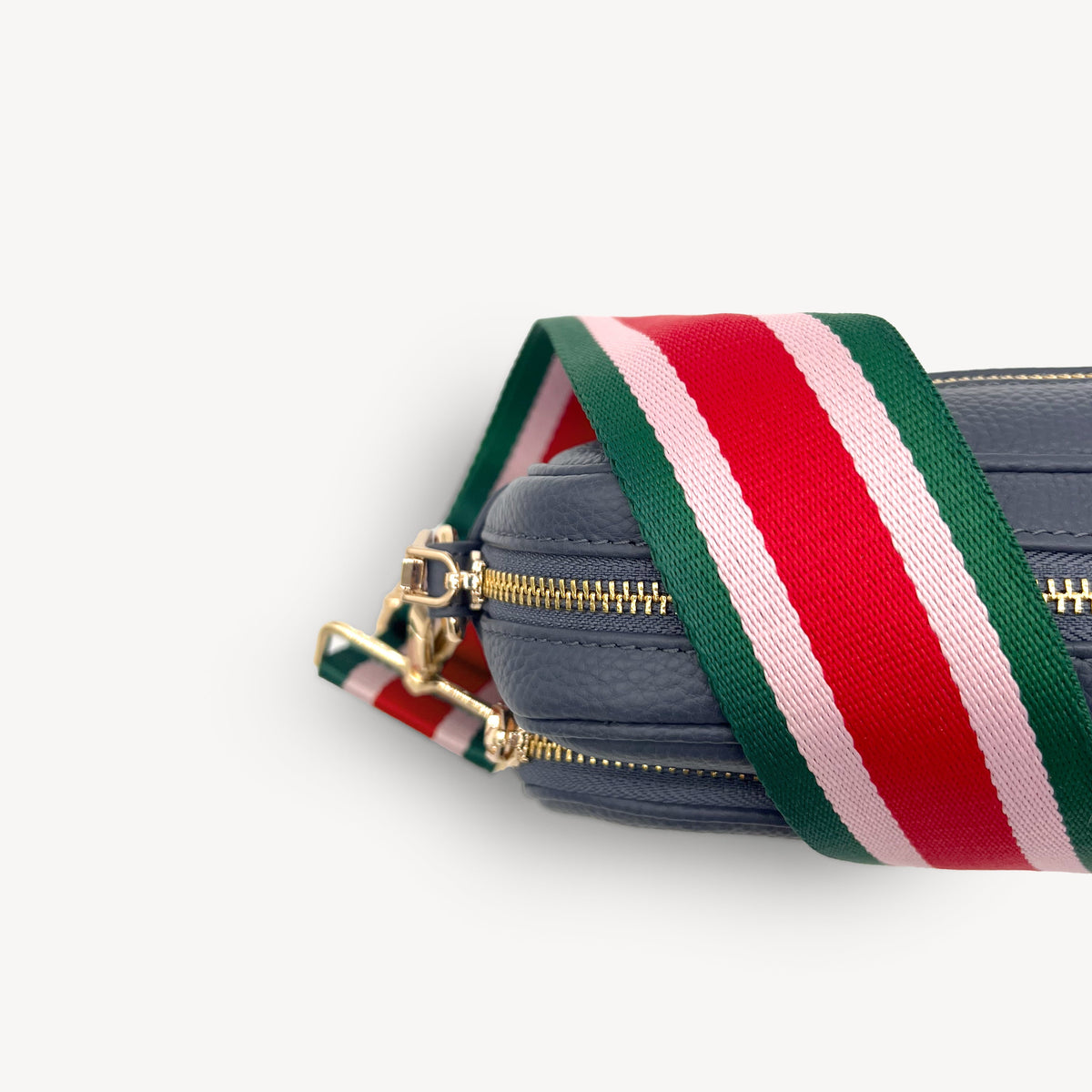 Red, Pink & Green Stripe Strap