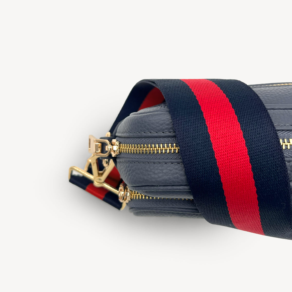 Navy & Red Stripe Strap