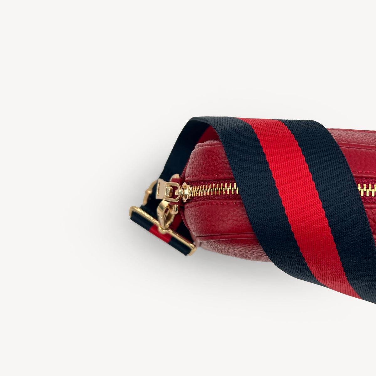 Navy & Red Stripe Strap