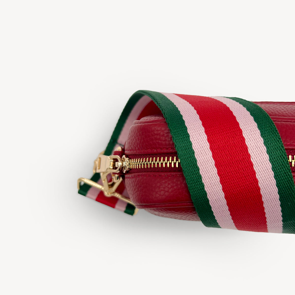 Red, Pink & Green Stripe Strap