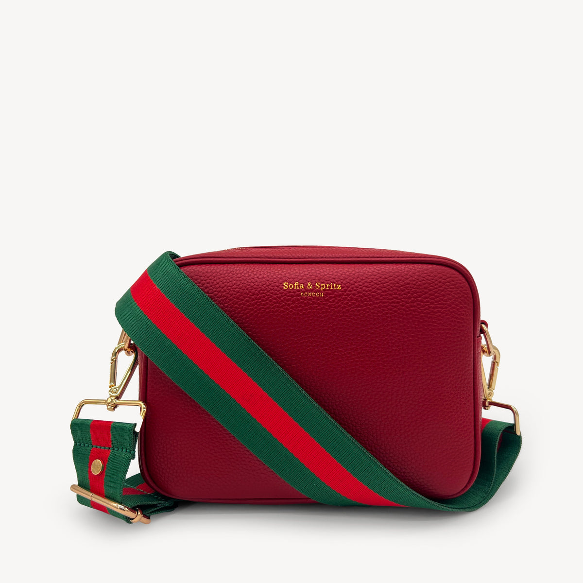 Green & Red Stripe Strap