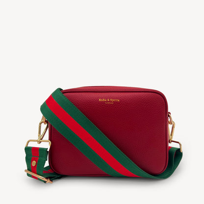 Green & Red Stripe Strap