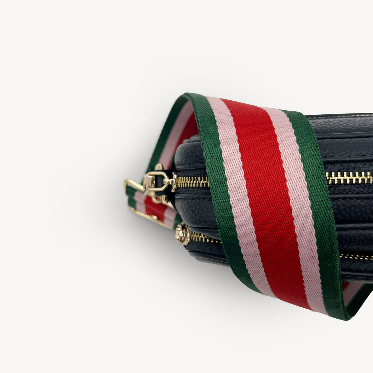 Red, Pink & Green Stripe Strap