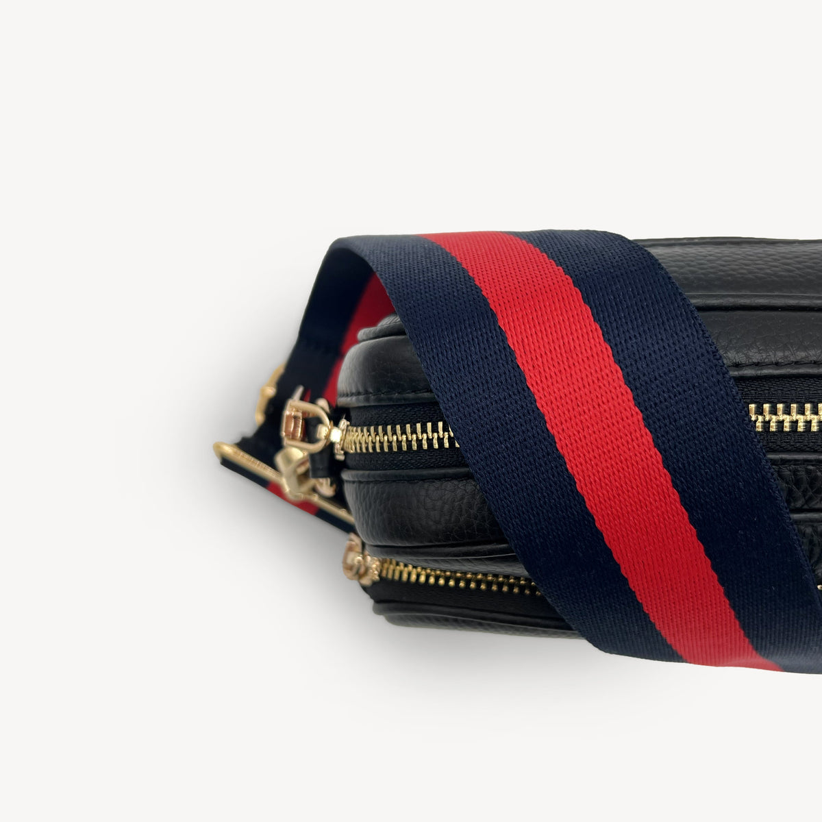 Navy & Red Stripe Strap