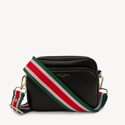 Red, Pink & Green Stripe Strap