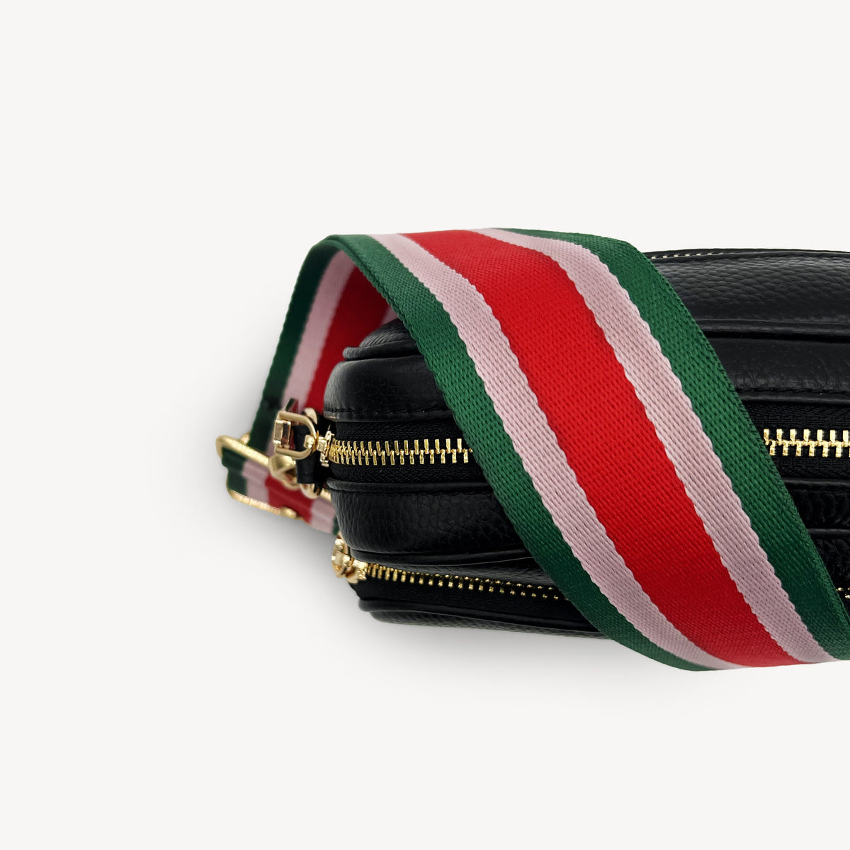 Red, Pink & Green Stripe Strap