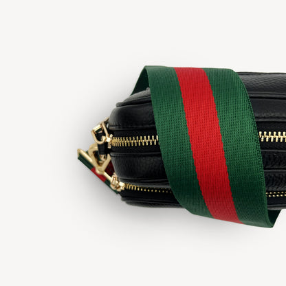 Green & Red Stripe Strap