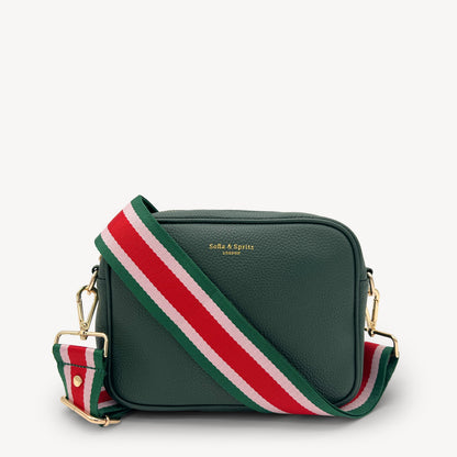 Red, Pink & Green Stripe Strap