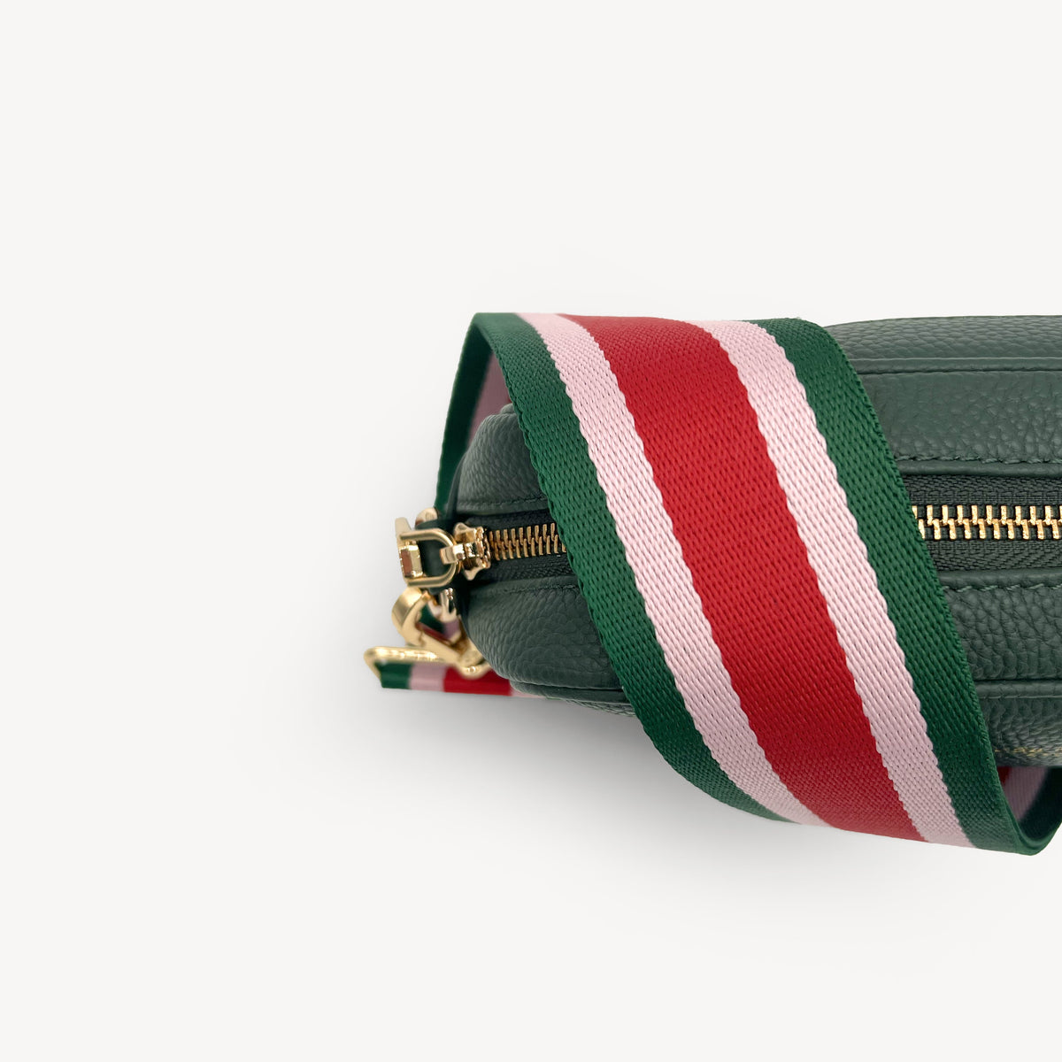 Red, Pink & Green Stripe Strap