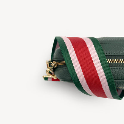 Red, Pink & Green Stripe Strap