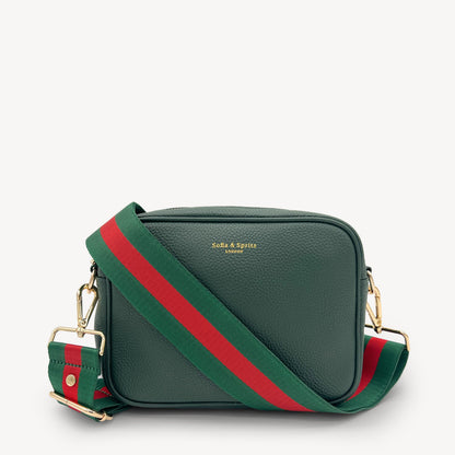 Green & Red Stripe Strap