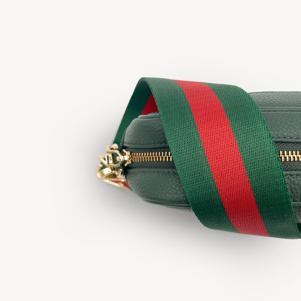 Green & Red Stripe Strap
