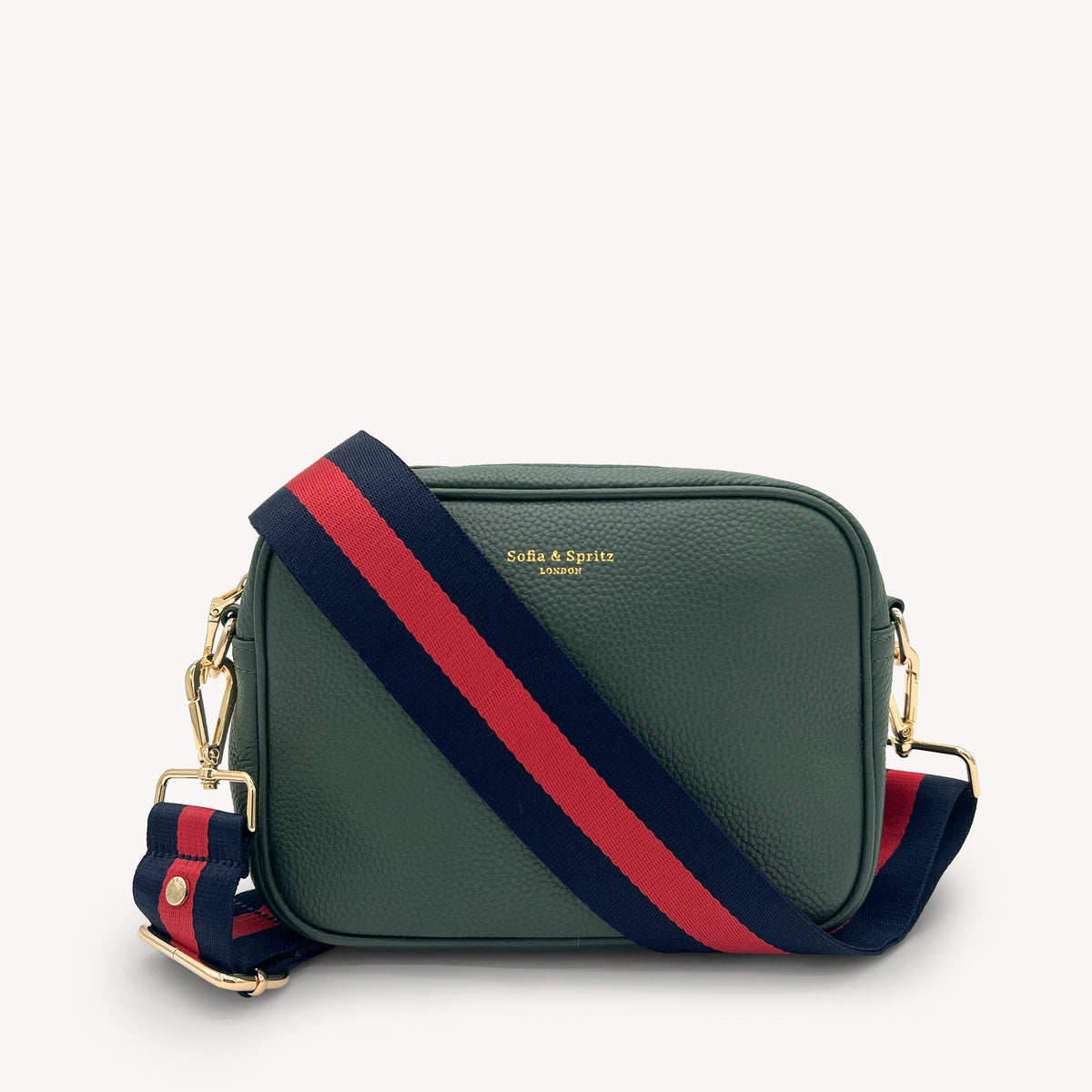 Navy & Red Stripe Strap