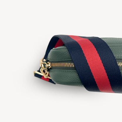 Navy & Red Stripe Strap