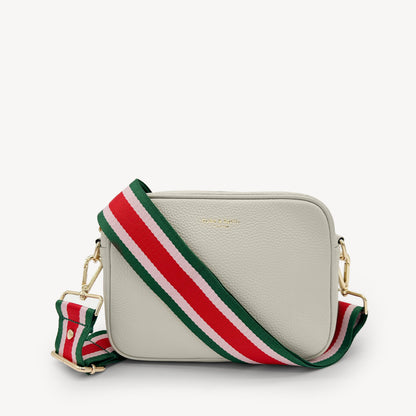 Red, Pink & Green Stripe Strap