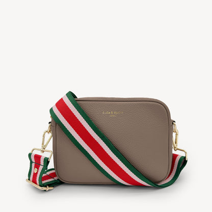 Red, Pink & Green Stripe Strap