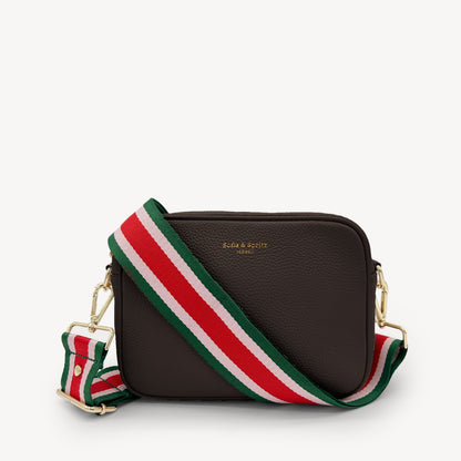 Red, Pink & Green Stripe Strap