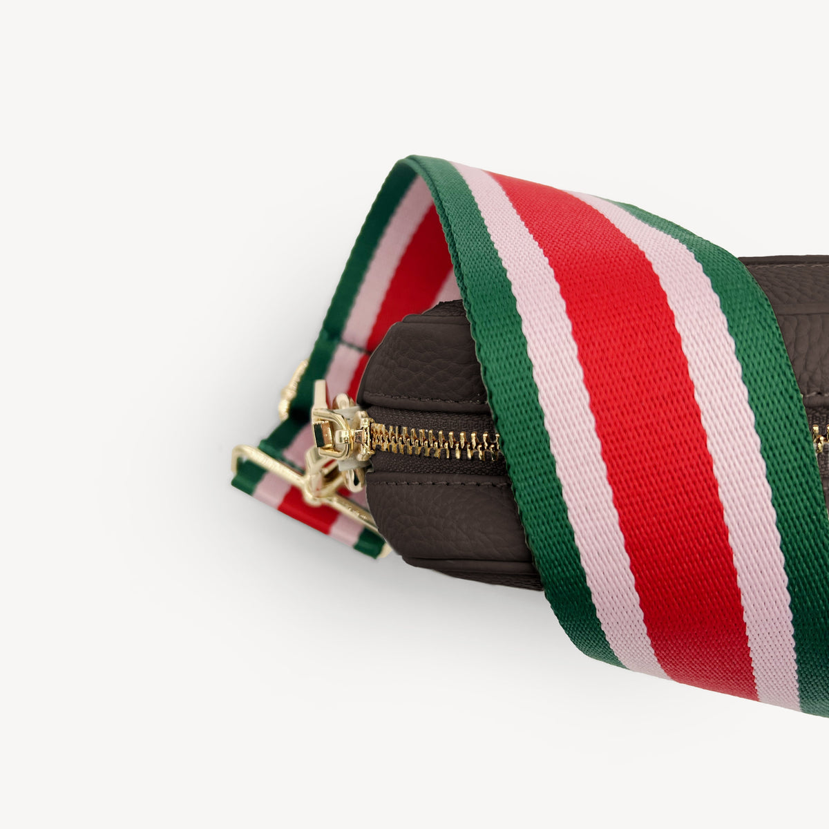 Red, Pink & Green Stripe Strap