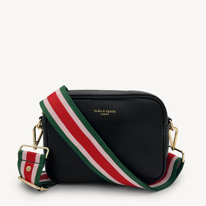 Red, Pink & Green Stripe Strap