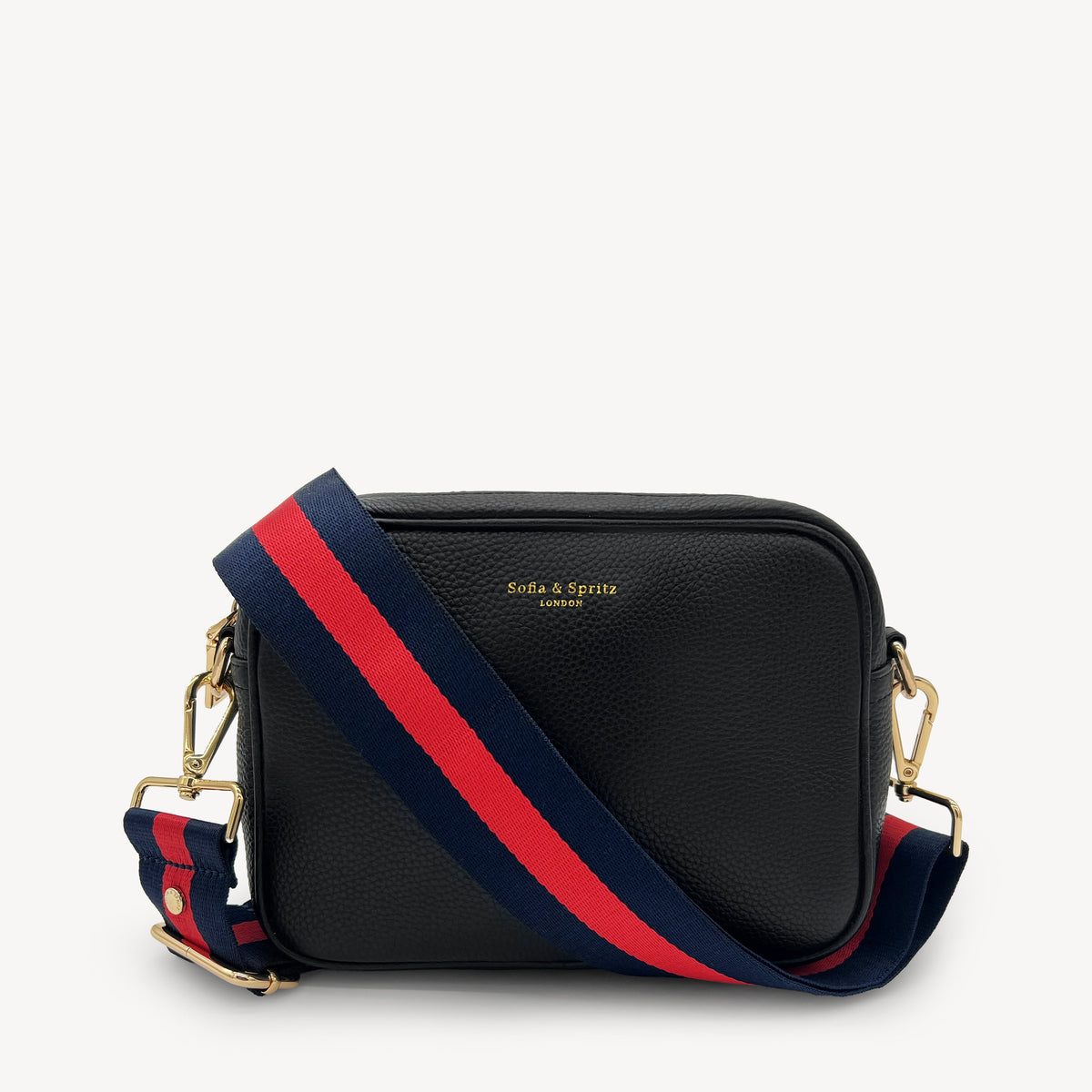 Navy & Red Stripe Strap