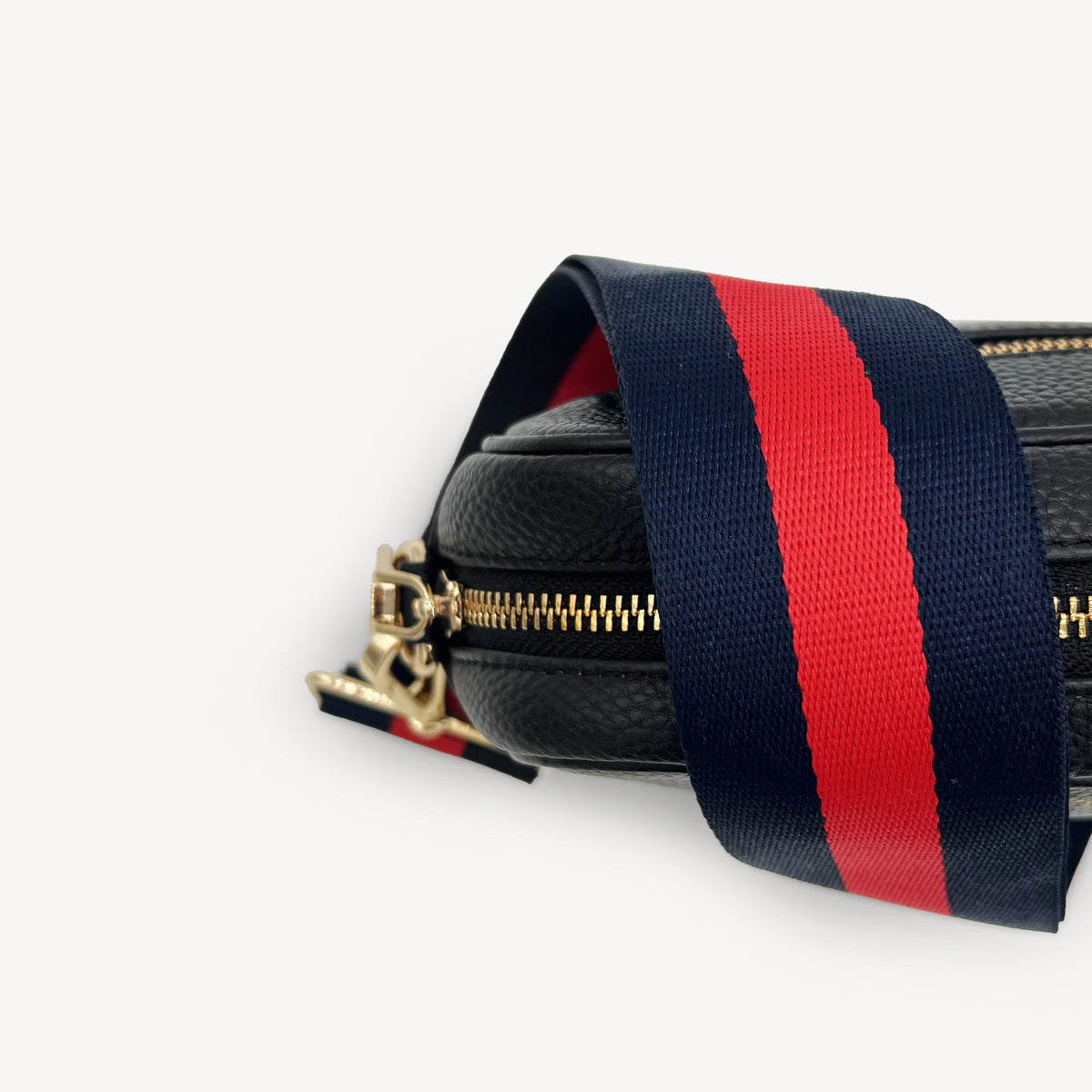 Navy & Red Stripe Strap