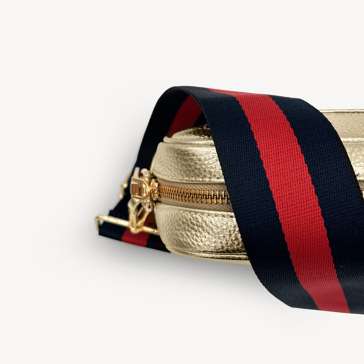 Navy & Red Stripe Strap