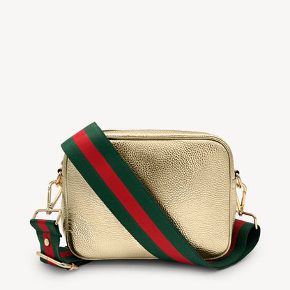 Green & Red Stripe Strap