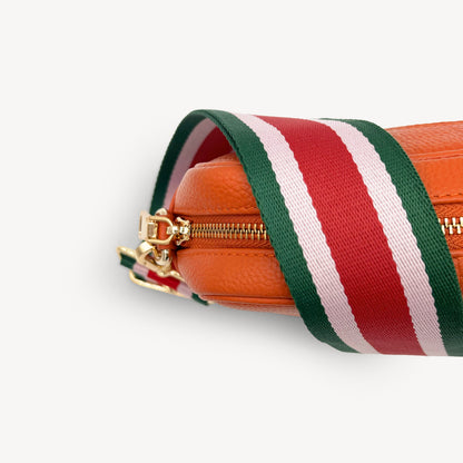 Red, Pink & Green Stripe Strap
