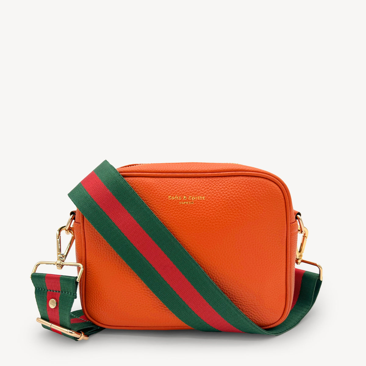 Green & Red Stripe Strap