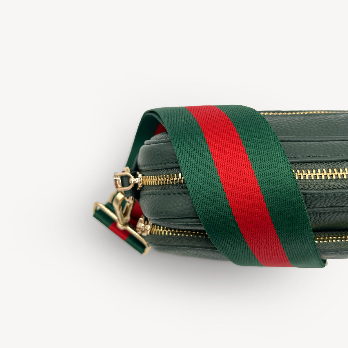 Green & Red Stripe Strap