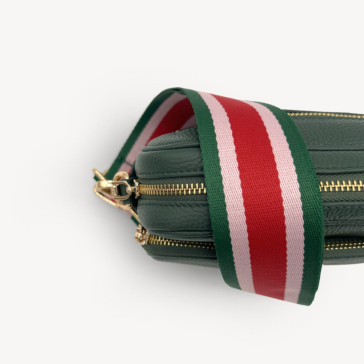 Red, Pink & Green Stripe Strap