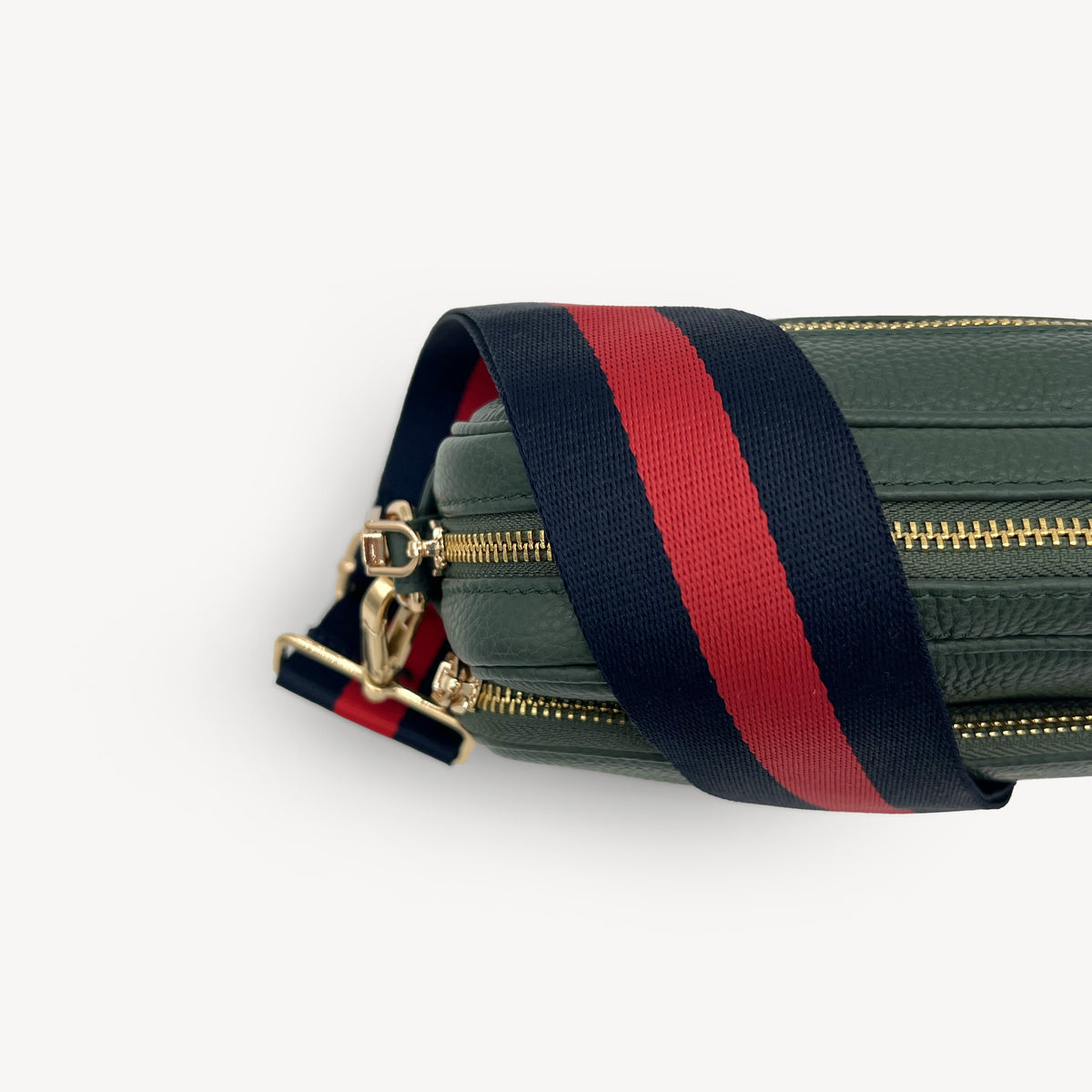 Navy & Red Stripe Strap