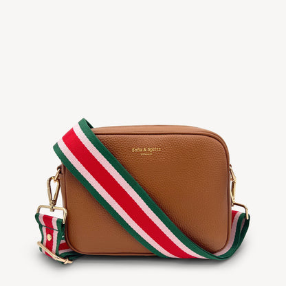 Red, Pink & Green Stripe Strap