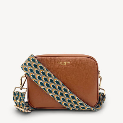 Teal Peacock Strap