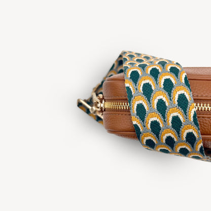 Teal Peacock Strap