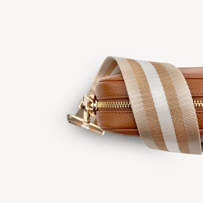 Champagne & Rose Gold Stripe Strap