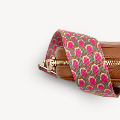 Pink Peacock Strap