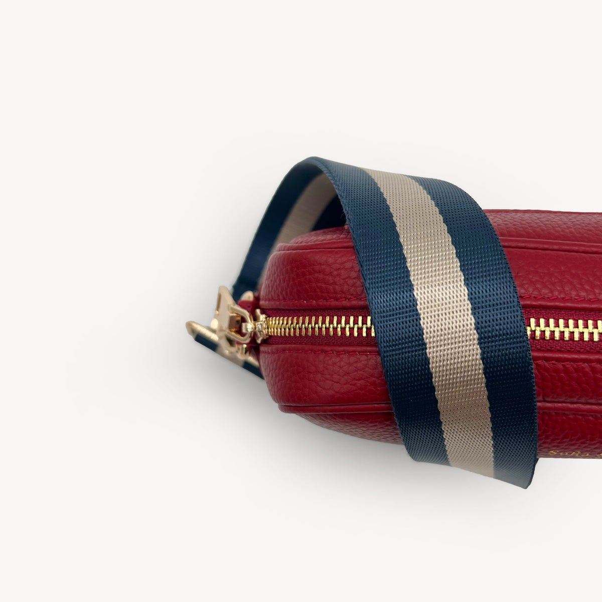 Navy & Gold Stripe Strap