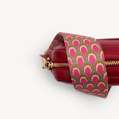 Pink Peacock Strap