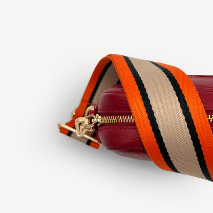 Orange, Tan & Black Stripe Strap