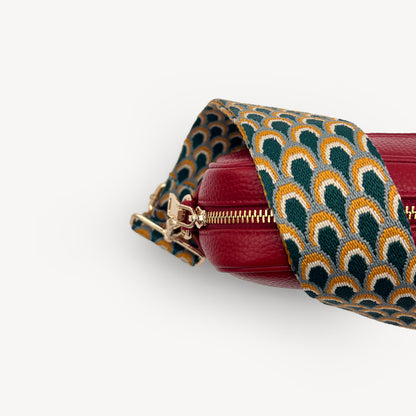 Teal Peacock Strap