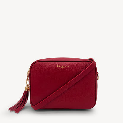 Lyla Crossbody Bag - Deep Cherry Red