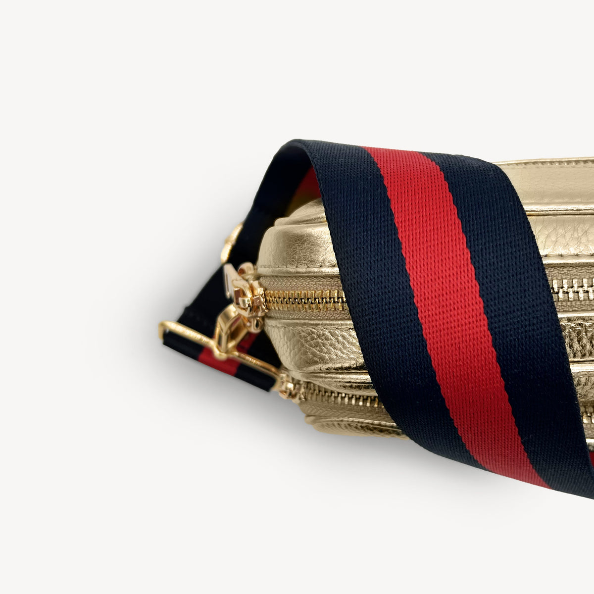 Navy & Red Stripe Strap
