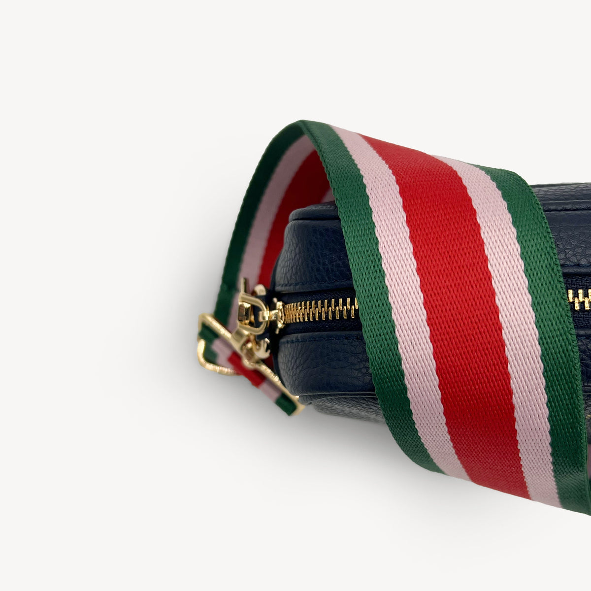 Red, Pink & Green Stripe Strap