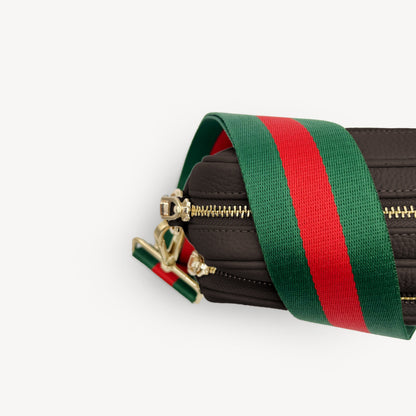 Green & Red Stripe Strap