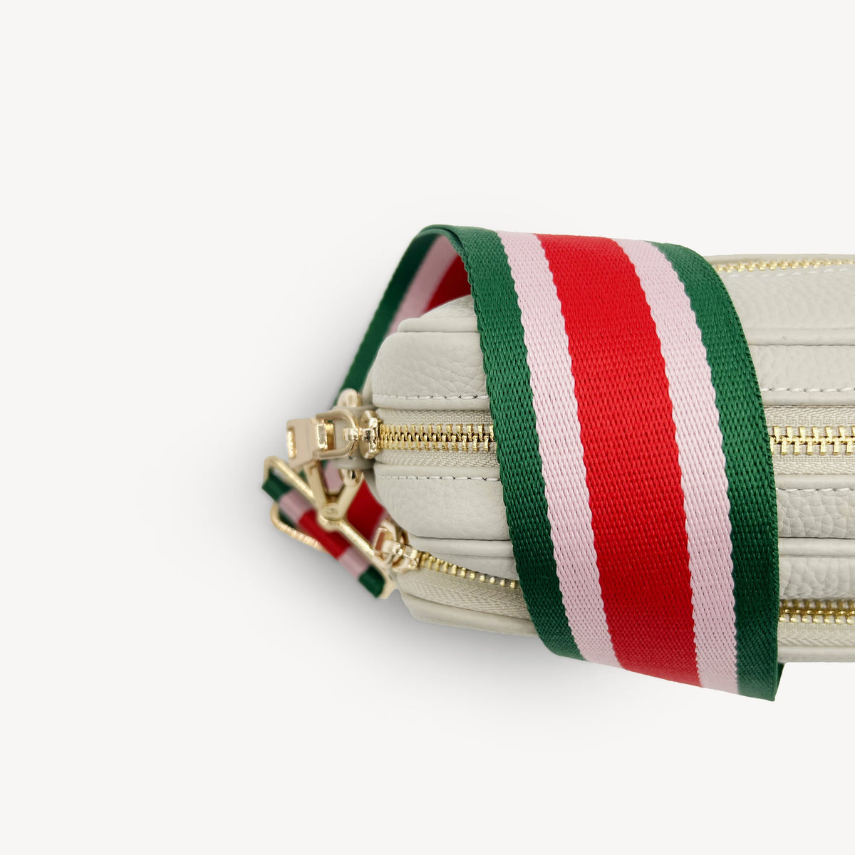 Red, Pink & Green Stripe Strap