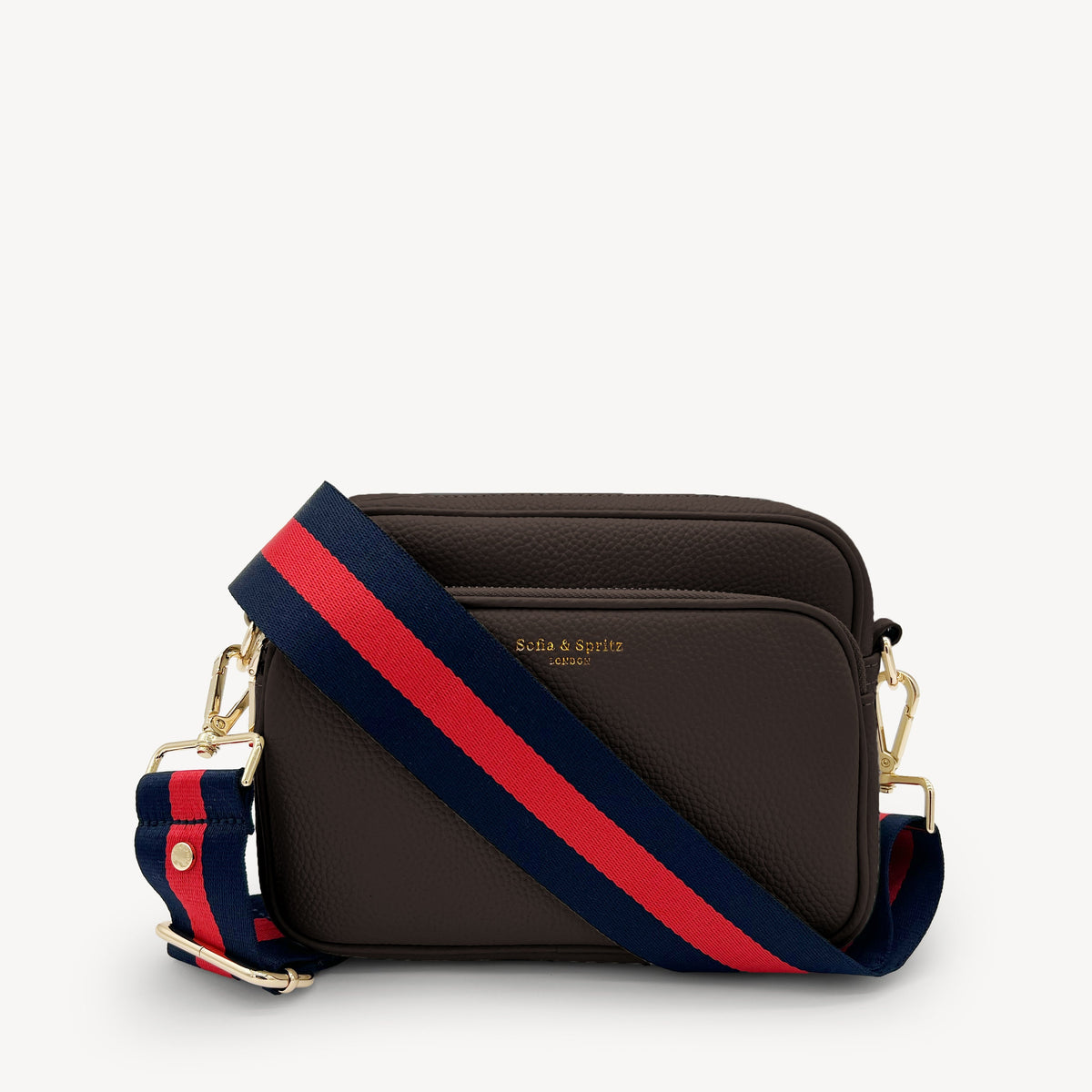 Navy & Red Stripe Strap